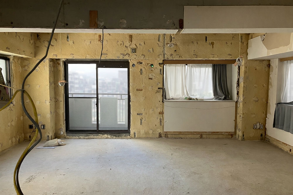 スケルトン＋断熱材