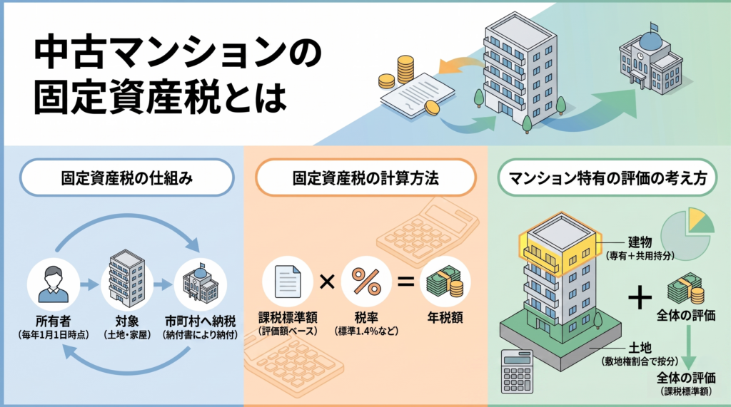 中古マンションの固定資産税とは